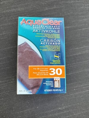 AquaClear Aktivkohle-Filtereinsatz Powerfilter 30, 10x6x4,5cm, für klares Wasser