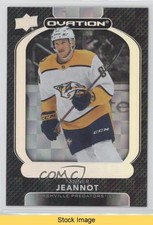 2021-22 Upper Deck Ovation Rookies Checkerboard Tanner Jeannot #124 READ 10wx