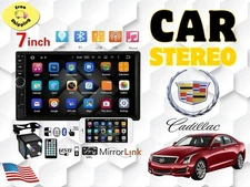For all CADILLAC car stereo Double Din 7" LCD EQ black