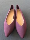 Old Navy Women's Maroon Ballet Flat Shoes  Size 8 Pointed Toe — photo 1