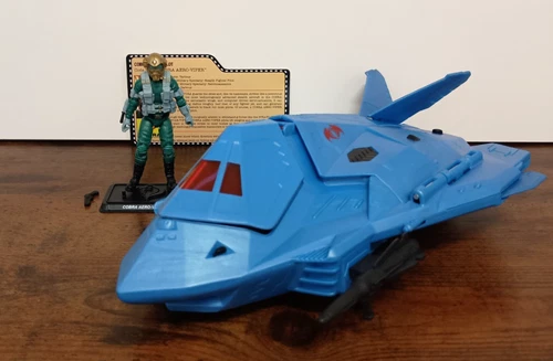 GI Joe Joecon Hydra Jet & Aero Pilot 3.75" 100% Complete!!!