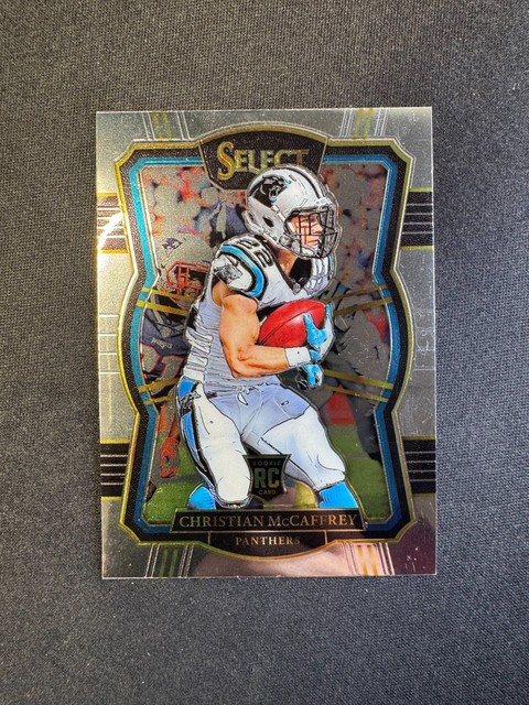2017 Panini Select Premier Level Christian McCaffrey RC #155 49ers Rookie