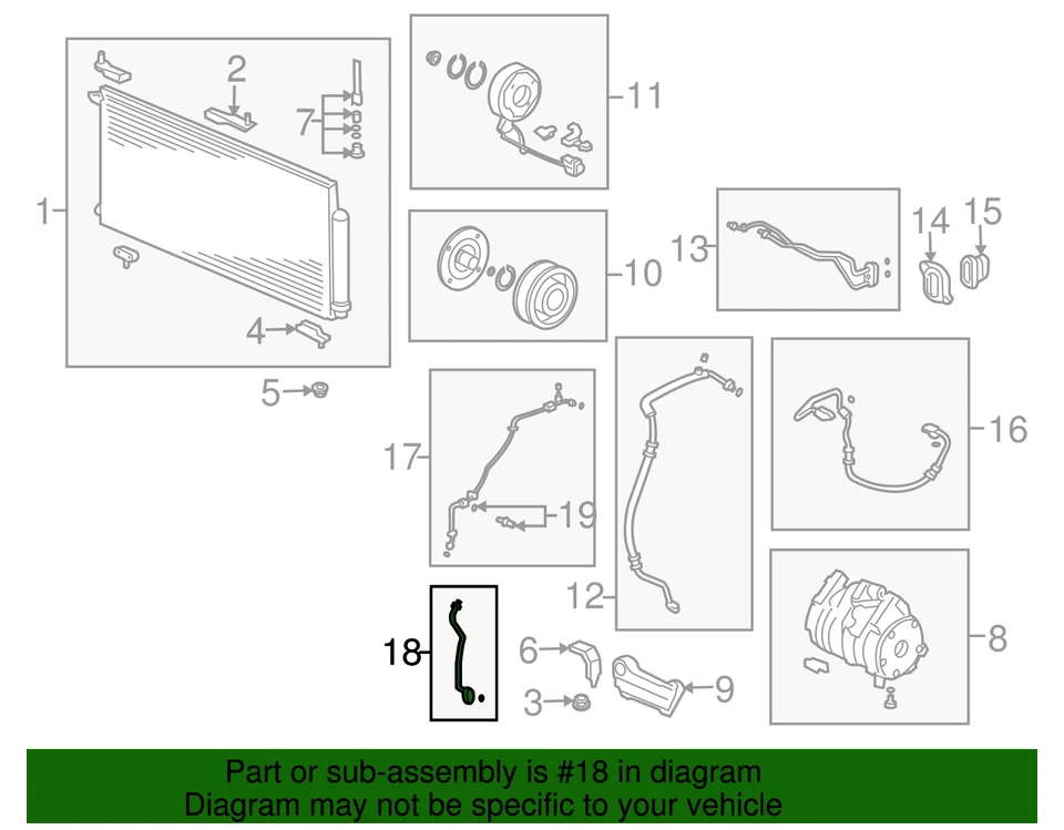 Подлинный Honda 2003-2011 Honda элемент - труба B приемник 80342-SCV-A02 - Изображение 2 из 3