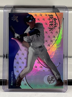 2000 Fleer E-X #11 Derek Jeter New York Yankees - Nice Acetate Card!