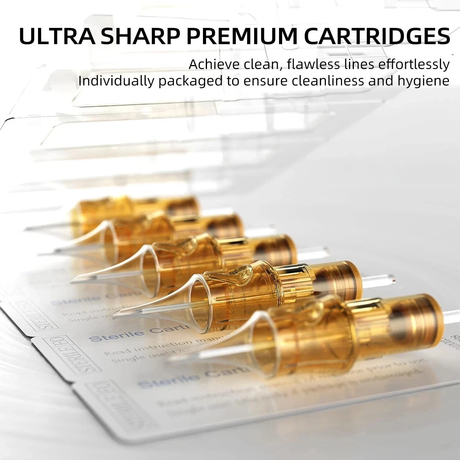 50 Pack Assorted Tattoo Cartridge Needles – #12 Mixed Sizes (5RL, 7RL, 9RL, 11RL image 4