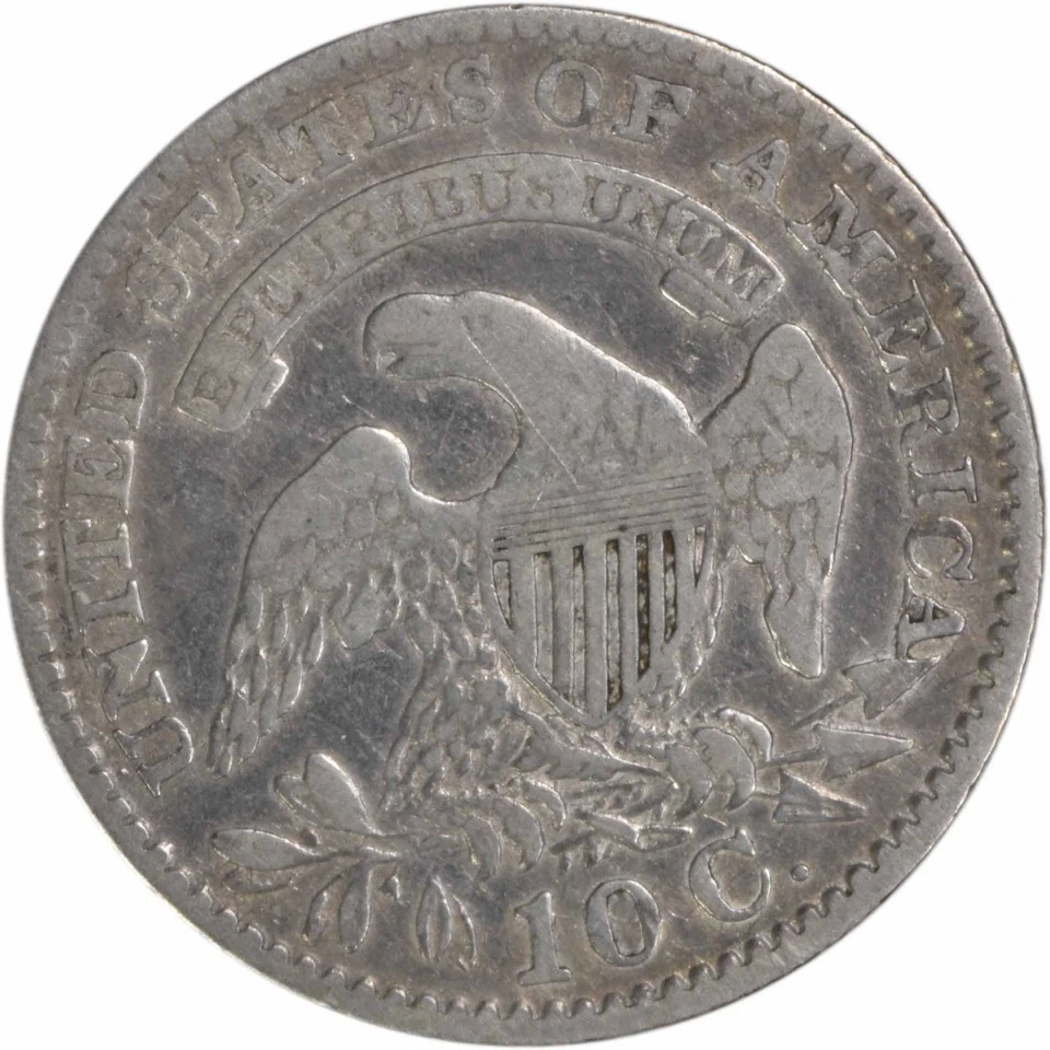 1828 Bust Silver Dime Small Date F Uncertified #903 - Image 2 of 2