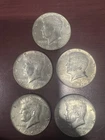 40% Silver, Lot Of 5 - Kennedy Half Dollars