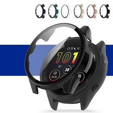 Cover PC Protective Screen Protector Garmin Forerunner 965 Hard Edge Case Bumper