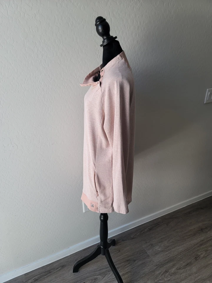 Royal Robbins 大麻棉混纺上衣长袖女式服装粉色休闲 - M — 第 4/4 张图片