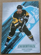 Kris Letang 2024-25 Upper Deck Credentials #40 Pittsburgh Penguins 