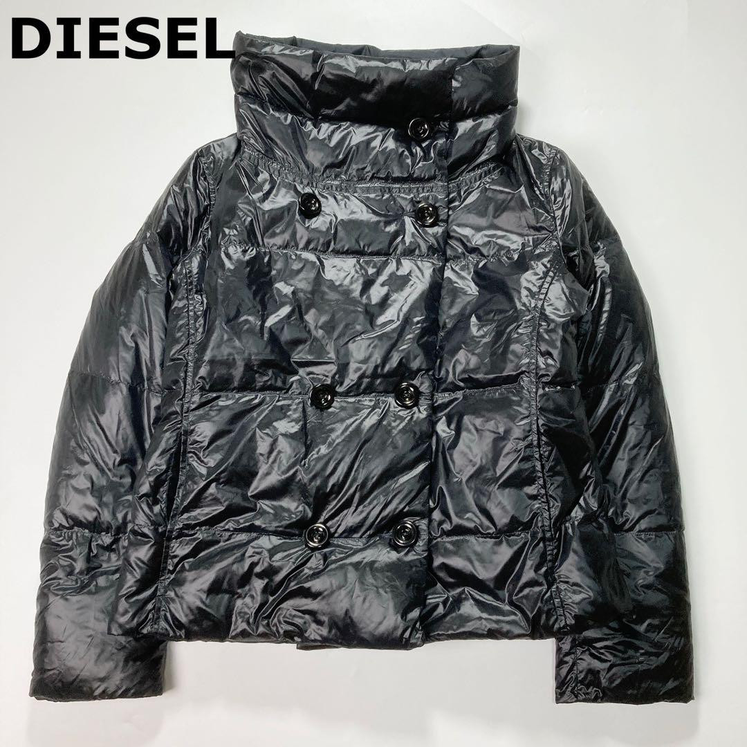 DIESELジャンバー DIESEL reversible down jacket, size L, nylon 100, aluminum