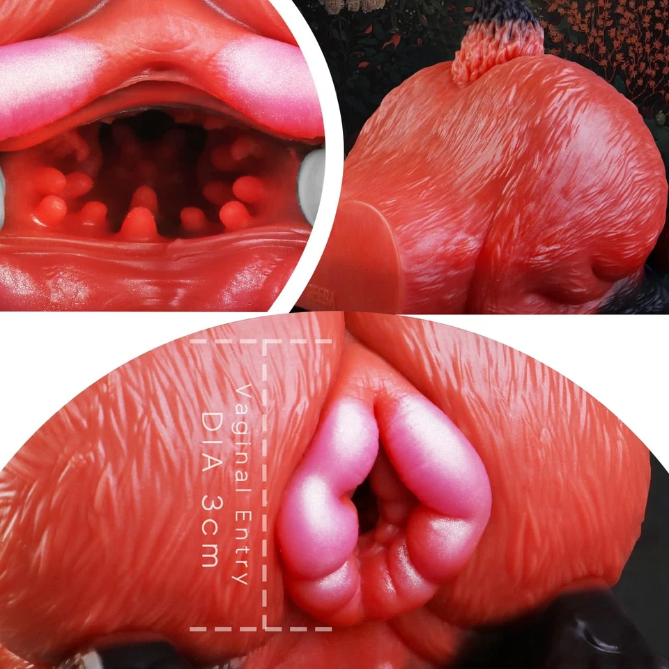 GEEBA Mystery Sensual Masturbator, Creature-Inspired Sex Toy with Fantasy Fur... - Image 4 of 4