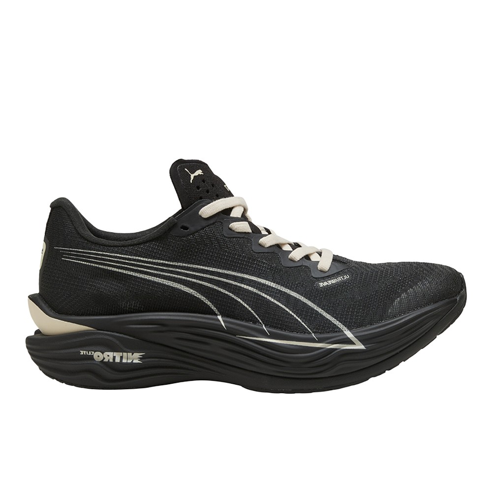 PUMA Deviate Nitro Elite 3 X Represent Running  Mens Black Sneakers Athletic Sho