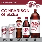 Diet Dr Pepper Soda, 12 fl oz cans, pack of 12
