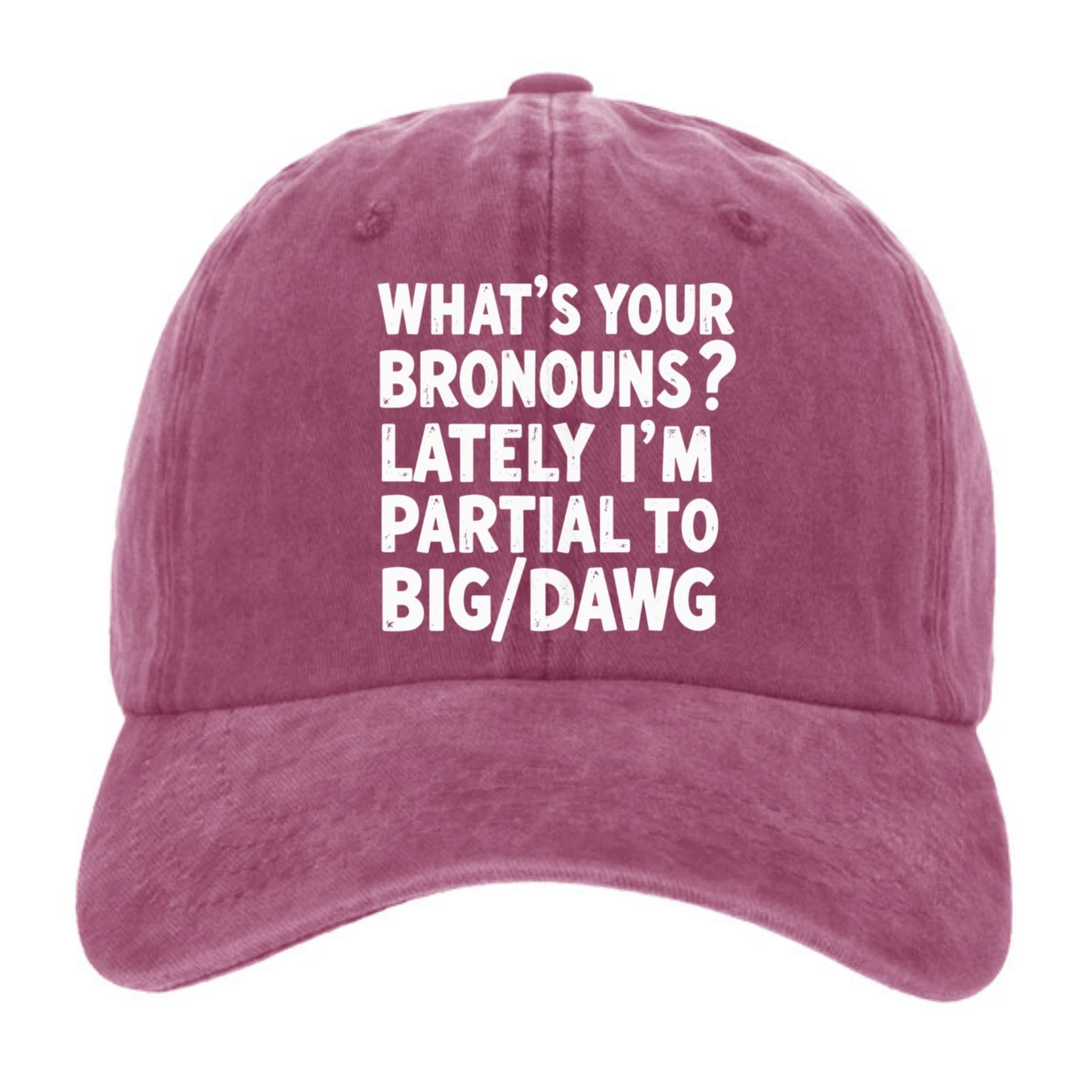 Funny Bronouns Graphic Dad Hat – Big/Dawg Adjustable Cap Hat Baseball Cap