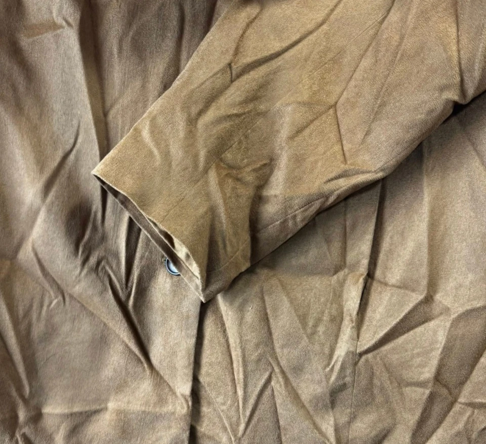 Norm Thompson Women's Brown Flannel Blazer - Size: 2XL - Color: Brown - Image 3 of 4