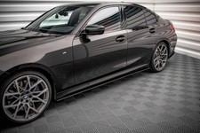 Seitenschweller Ansatz (Paar) passend f�r BMW 3er M-Paket G20 / G21 schwarz matt