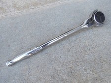 Snap On 38 Ratchet Fnf100 Round Swivel Flex Head Chrome Usa Roto