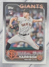 2024 Topps Update Series - Rookie Debut Card #US83 Kyle Harrison (RC). rookie card picture