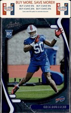 2021 Panini Absolute #149 Greg Rousseau Retail Rookie Buffalo Bills
