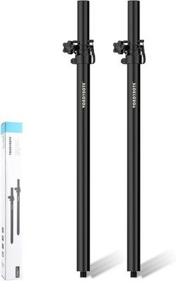 Set of 2 Speaker Pole for Subwoofer Height Standard Pole, 2 