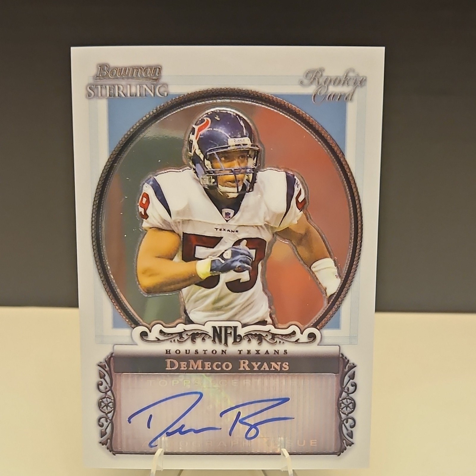 DeMeco Ryans Bowman Sterling #BSDRY Autograph