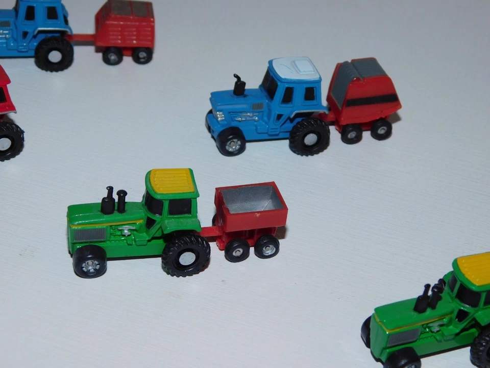 Funrise Micro Action Farm Tractors Diecast x5 LOT 1989 - MORE IN STORE! - Image 3 of 4
