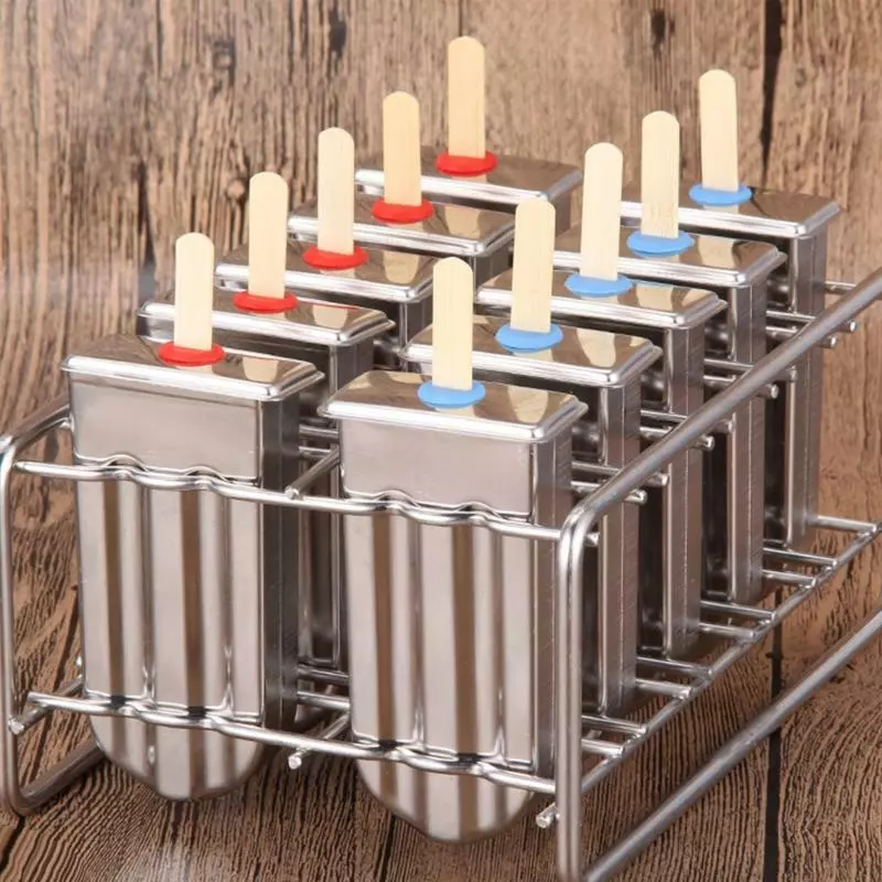 Stainless Steel Popsicle Molds DIY Ice Lolly Mould Ice Cream Stick