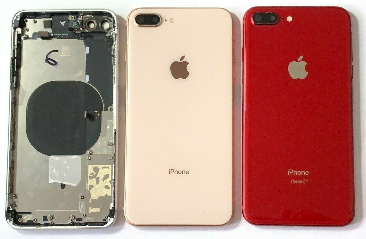Apple iPhone 8 Plus Back Frame Glass Battery Door Cover Frame