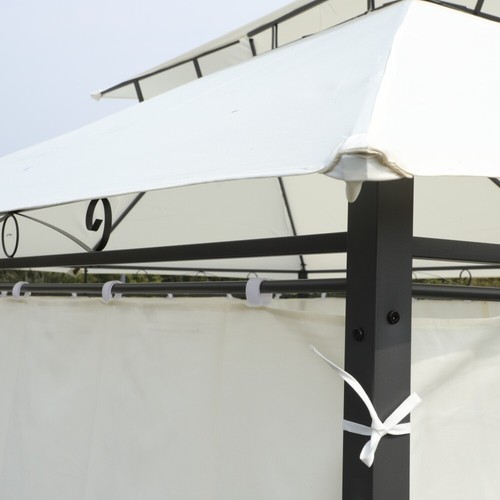 Outdoor Patio Gazebo Canopy Tent with Ventilated Double Roof and Mosquito Net - Picture 15 of 15