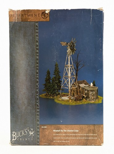 Dept 56 Bucks County - Windmill By The Chicken Coop - #56.52867 Department - NEU - Bild 9 von 10