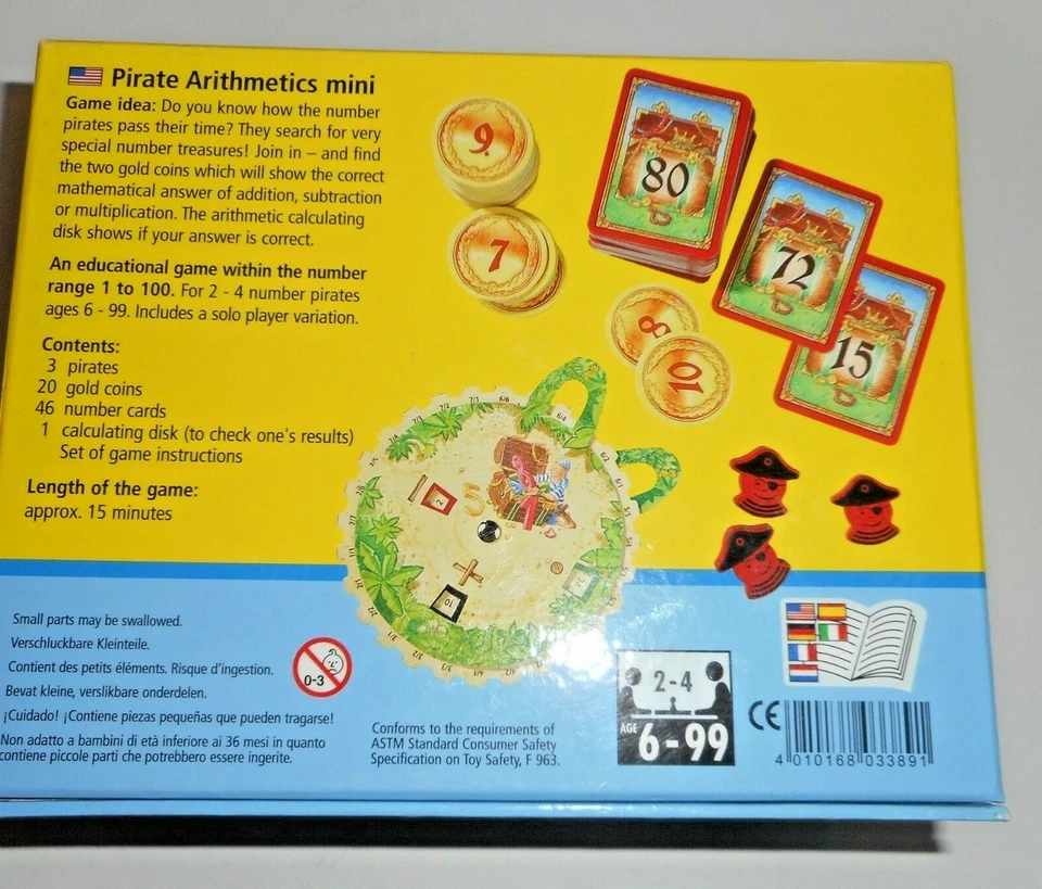 HABA Pirate Arithmetics Mini Game Rechen-Piraten / Learn whilst playing! - Image 4 of 4