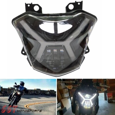 Motorcycle E9 LED Headlight Assembly For Kawasaki Z650 / Versys X