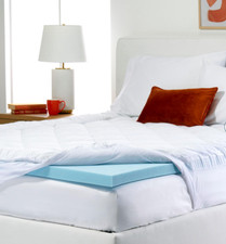 Sealy King 2" Gel Infused Memory Foam Topper & 1" Pillowtop Cover $228 Ret OB