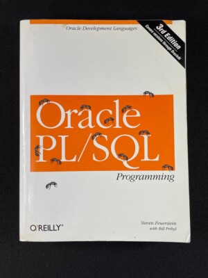 Oracle PL/SQL Programming Third Edition by Steven Feuerstein VTG Computer Book