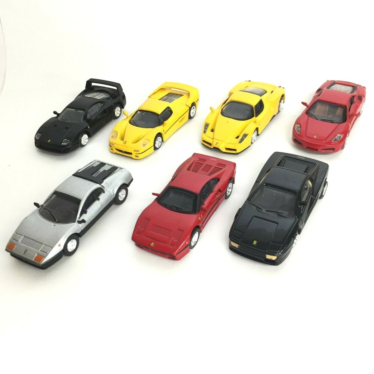 Ferrari ミニカーコレクション 7台セット Ferrari Super Car Collection 1/72 Scale Diecast Mini Car Set