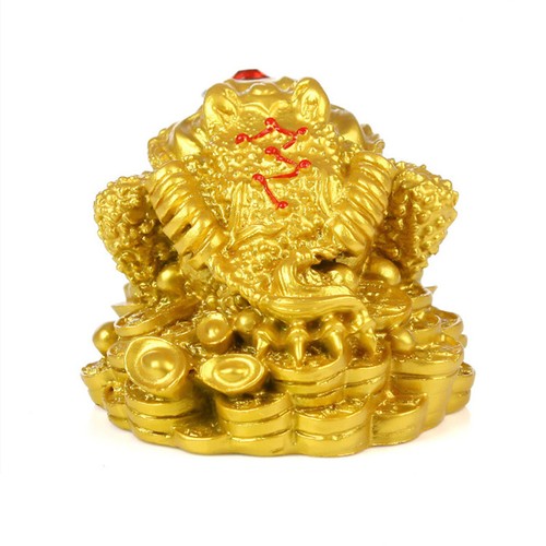 Fortune Frog Chinese Lucky Three Legged Money Toad Craft Feng Shui Home Decor - Picture 6 of 9