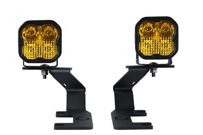Diode Dynamics SS3 Sport Amber Combo Ditch Light Kit For 2015-2021 GM Colorado 