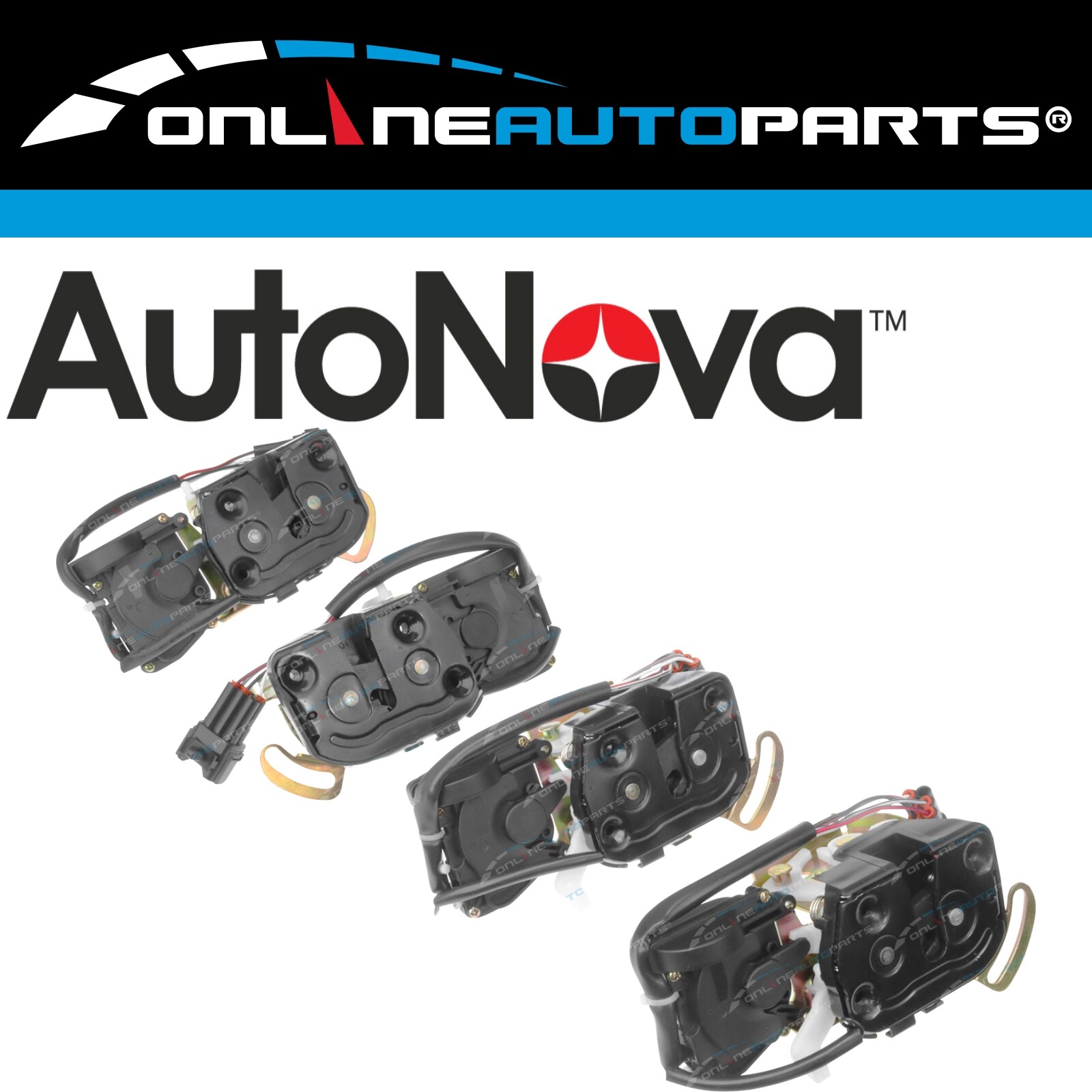 Front & Rear Door Lock Actuator Kit for Ford Falcon AU BA BF 19982006