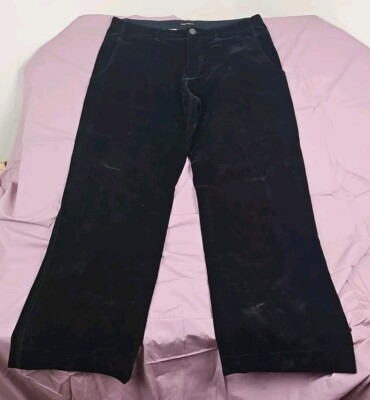 Vintage Y2K Emporio Armani Mens Dress Pants Velvet Wideleg