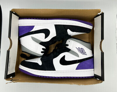 Nike Air Jordan 1 Mid SE Union Varsity Court Purple Men's Nike Air Jordan 1 Mid SE Union Varsity Court Purple Men's
