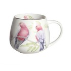 New Fine Bone China Galah Coffee Tea Mug w Handle Cup 400cc In Box Gift