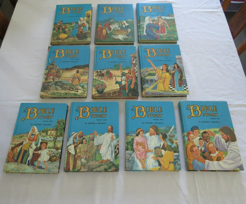 Uncle Arthur's Bible Stories Story Volumes 1-10 1950's