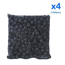 1200 pcs 1.25" Bio Balls Aquarium Fish Pond Filter Media FREE MEDIA BAGS