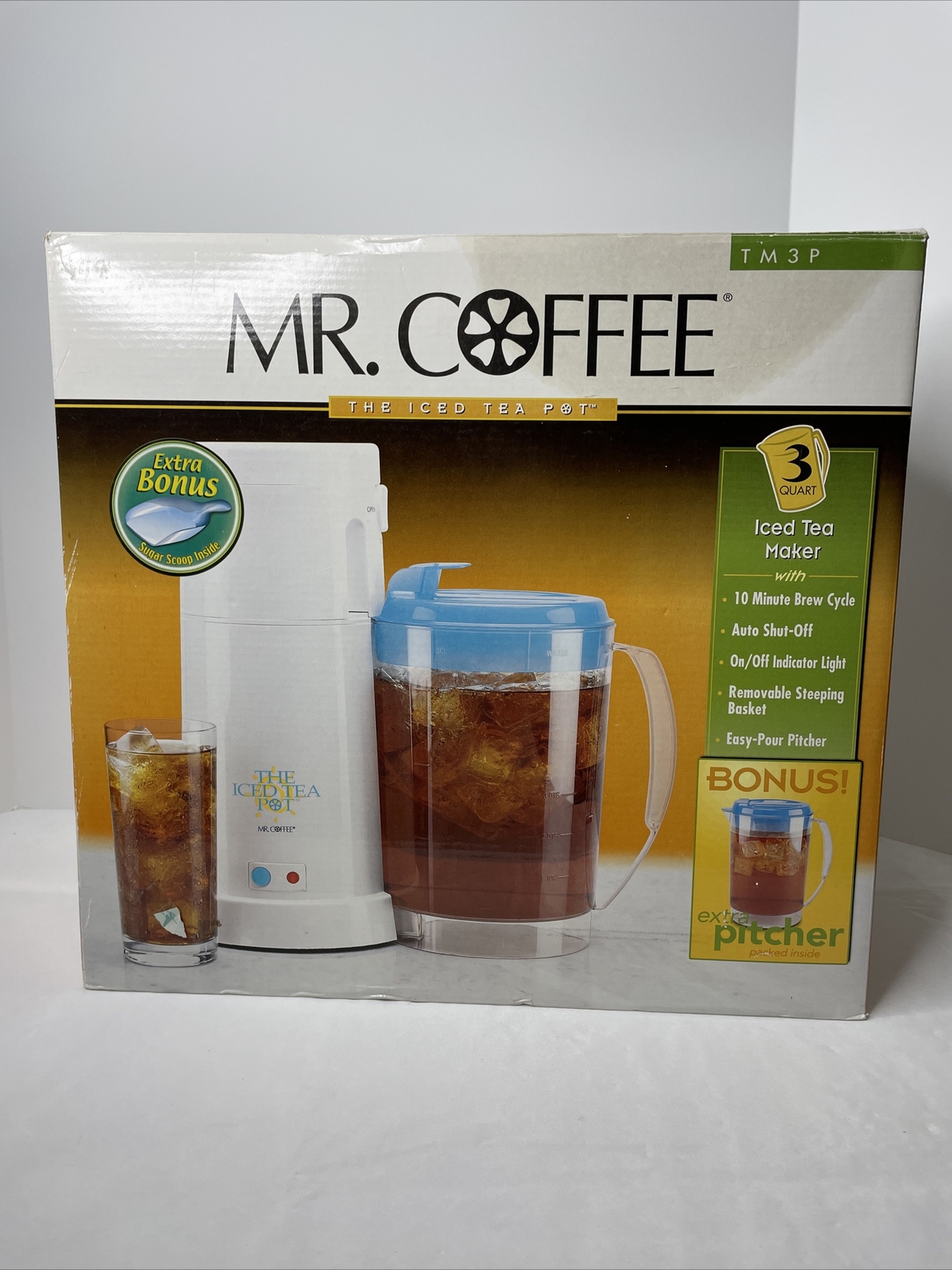 Mr. Coffee TM3P 3-Quart Iced Tea Pot 