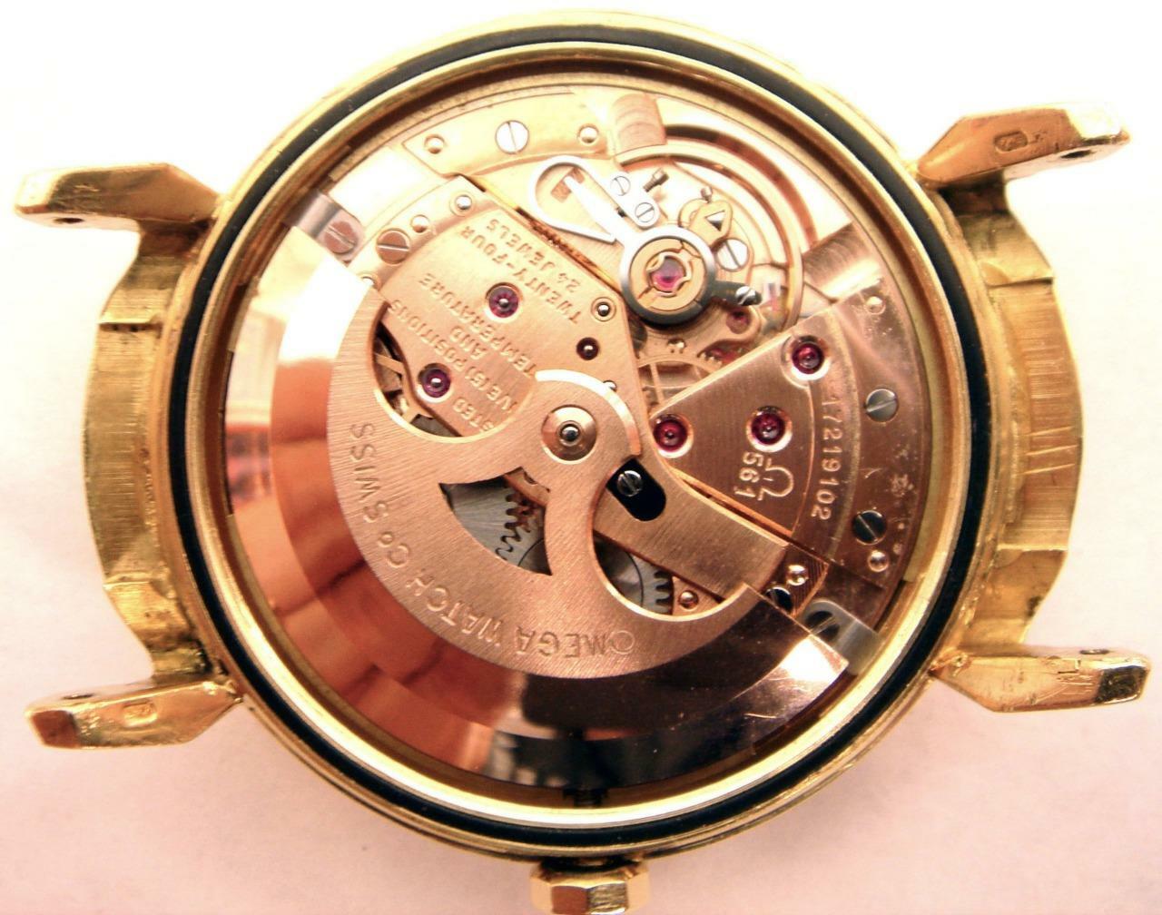 Vintage Omega Constellation Chronometer Grand Luxe 18K Gold Automatic Men Watch image 10