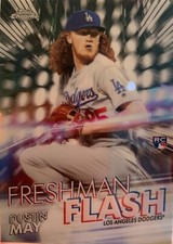 Dustin May 2020 Topps Chrome Freshman Flash #FF-4