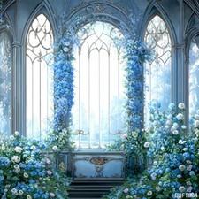 10'x10' Computer-painted Window Flower Season Scenic background backdrop BHF1884