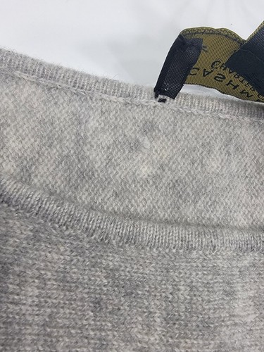 NEW Charter Club Women's Small Color Block 100% Cashmere Sweater Beige Gray NWT - Picture 10 of 13