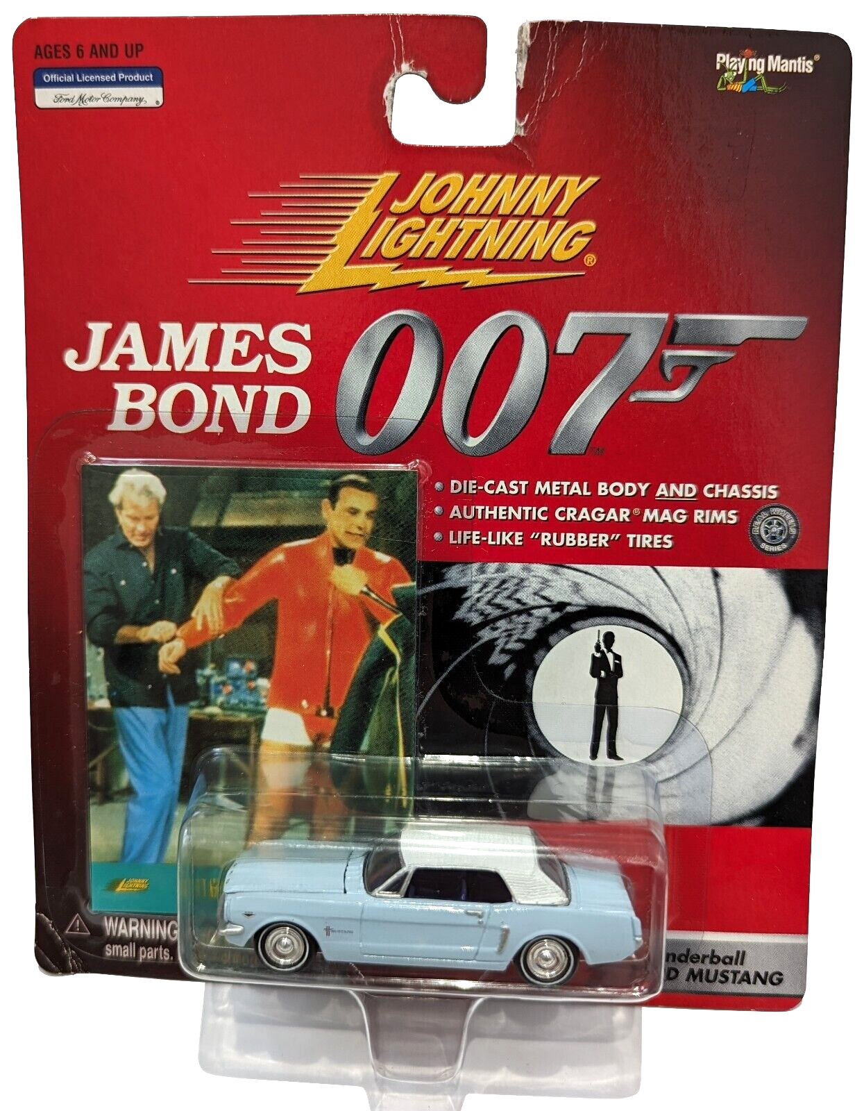 1:64 Scale Johnny Lightning 261-02 Ford Mustang - James Bond 007 - Thunderball